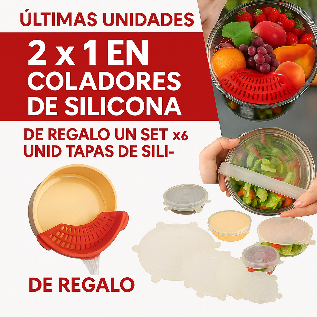 Colador de silicona - imagen 1